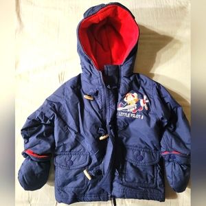 18 Months Babies Winter Coat with Pants, Gloves and Booties